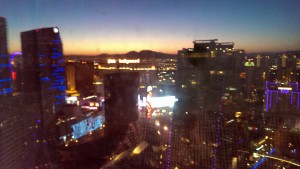 View from the 52nd floor's ARIA Sky Suite